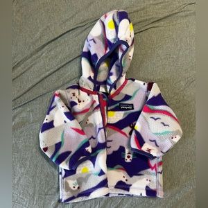 Baby Patagonia fleece jacket 3-6 months